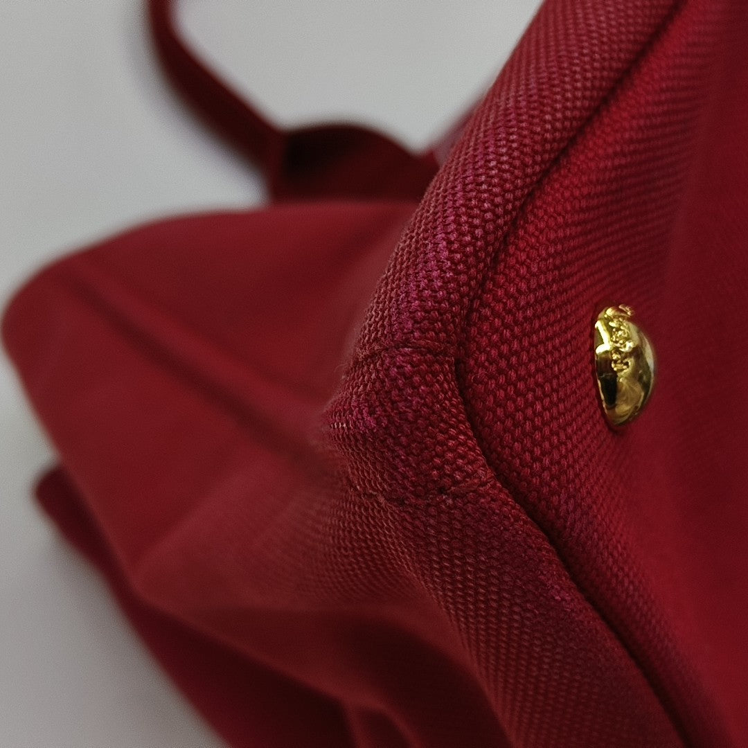 Denim Canvas Red