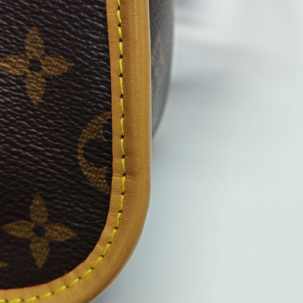 DIANE Monogram Coated Canvas Brown