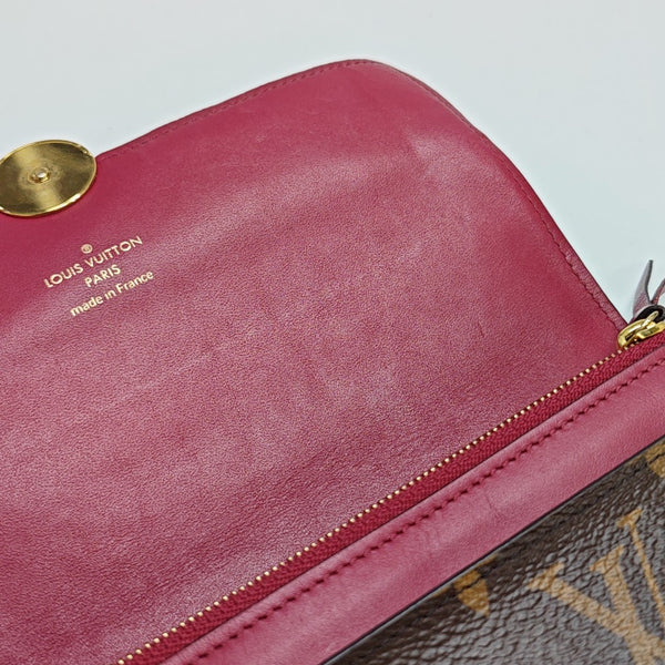 FLORE Monogram Coated Canvas Brown