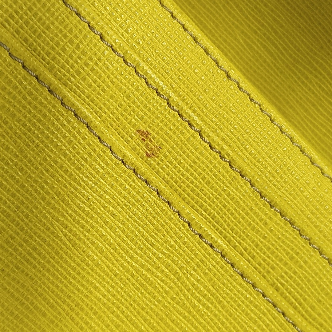Calfskin Wallet Yellow
