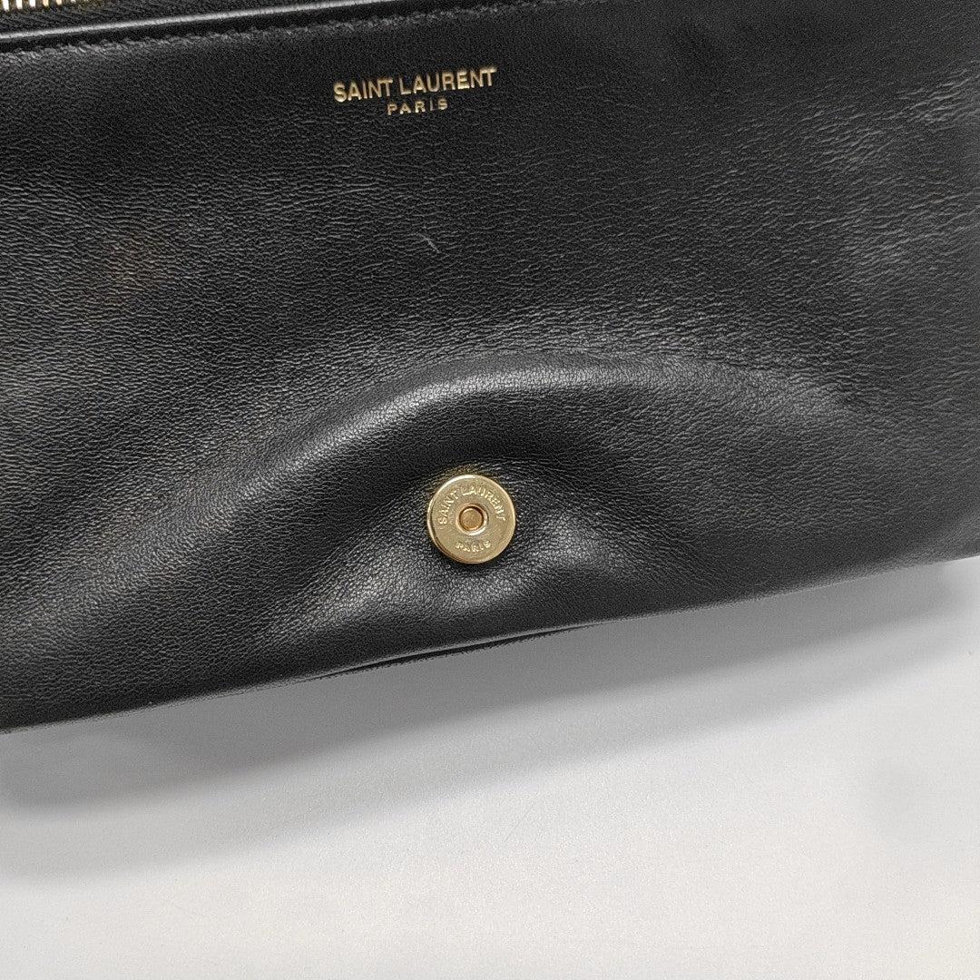ANGIE Quilted Lambskin Black