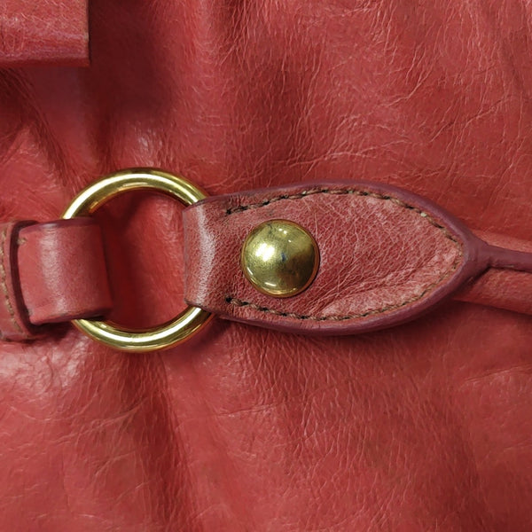 Bow Calfskin Red