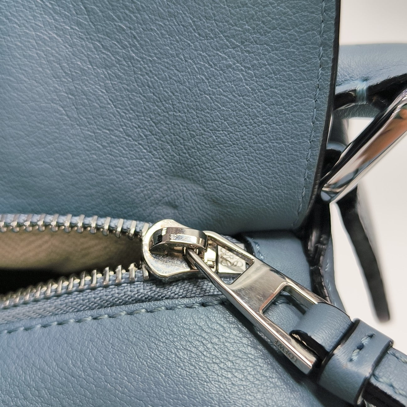 Puzzle Small Calfskin Blue