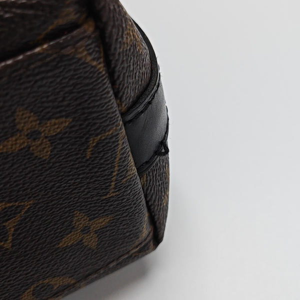 KITAN Monogram Coated Canvas Brown