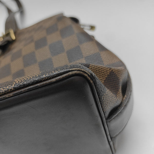 CHELSEA Damier Ebene Coated Canvas Brown