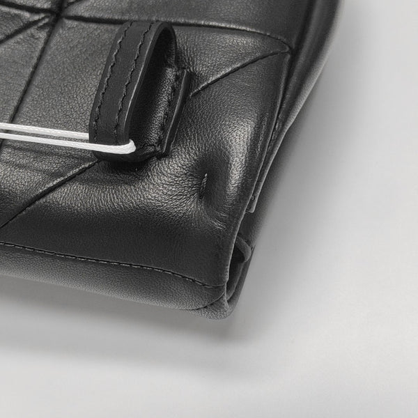 Quilted Lambskin Belt Bag Black