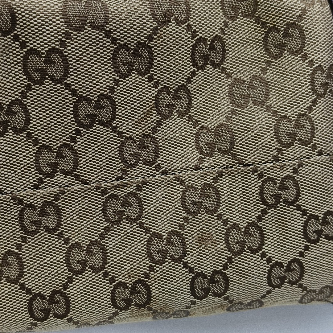Monogram Canvas Tote Bag Brown