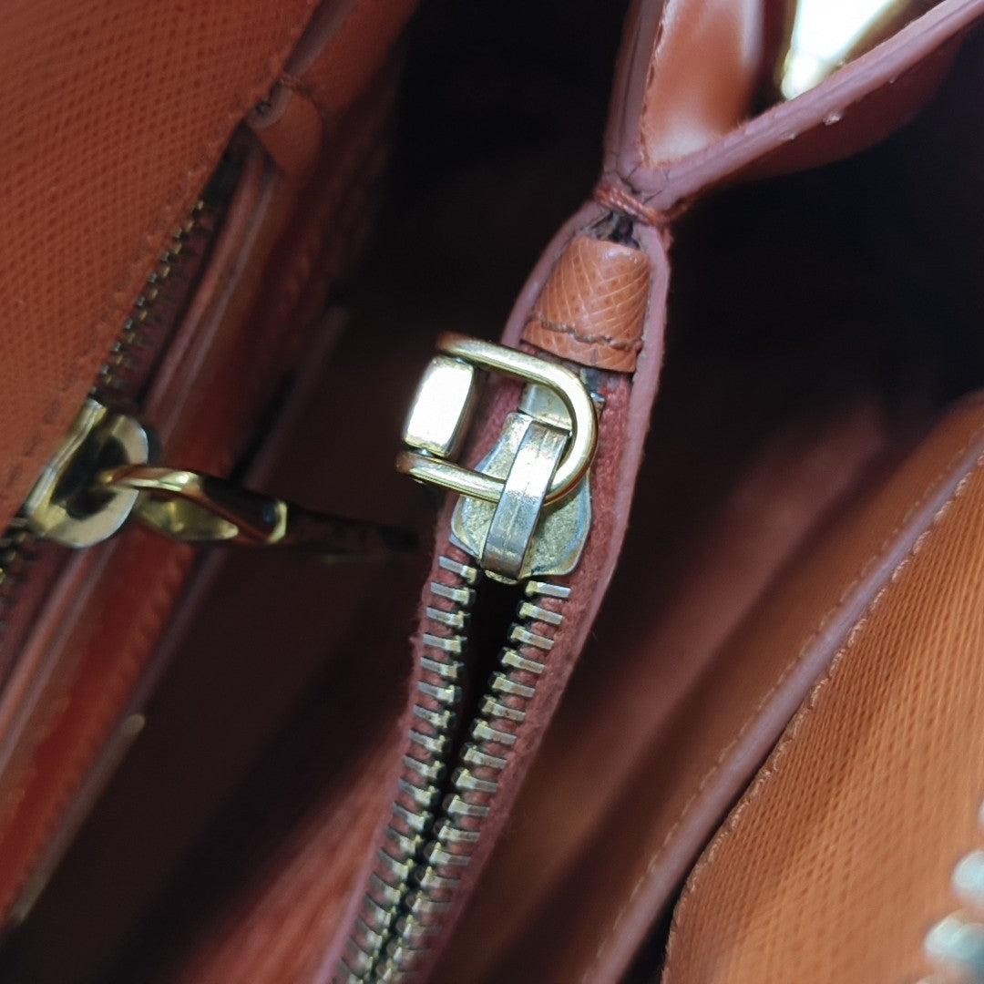 Promenade Saffiano Calfskin Orange