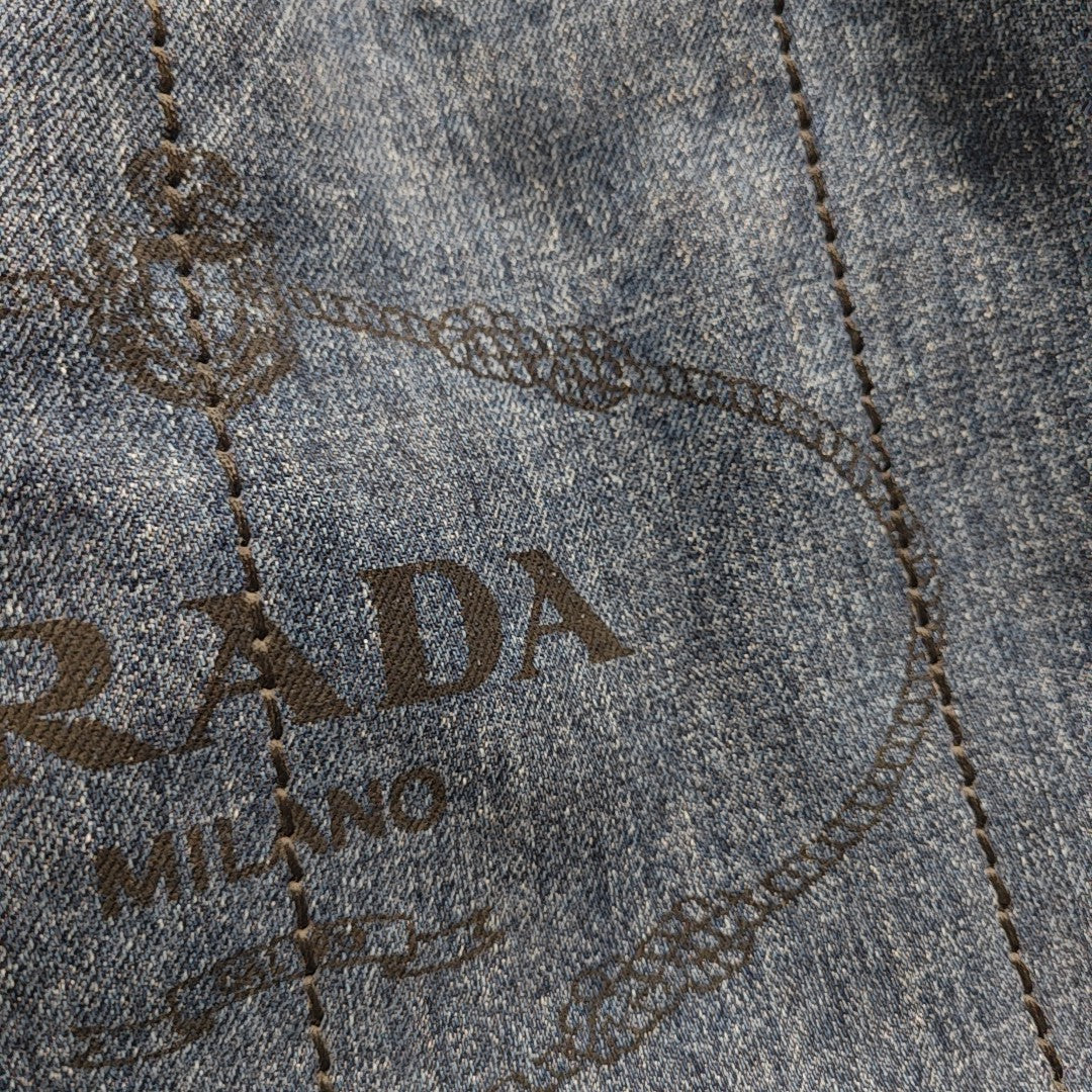 Denim Quilted Denim Blue