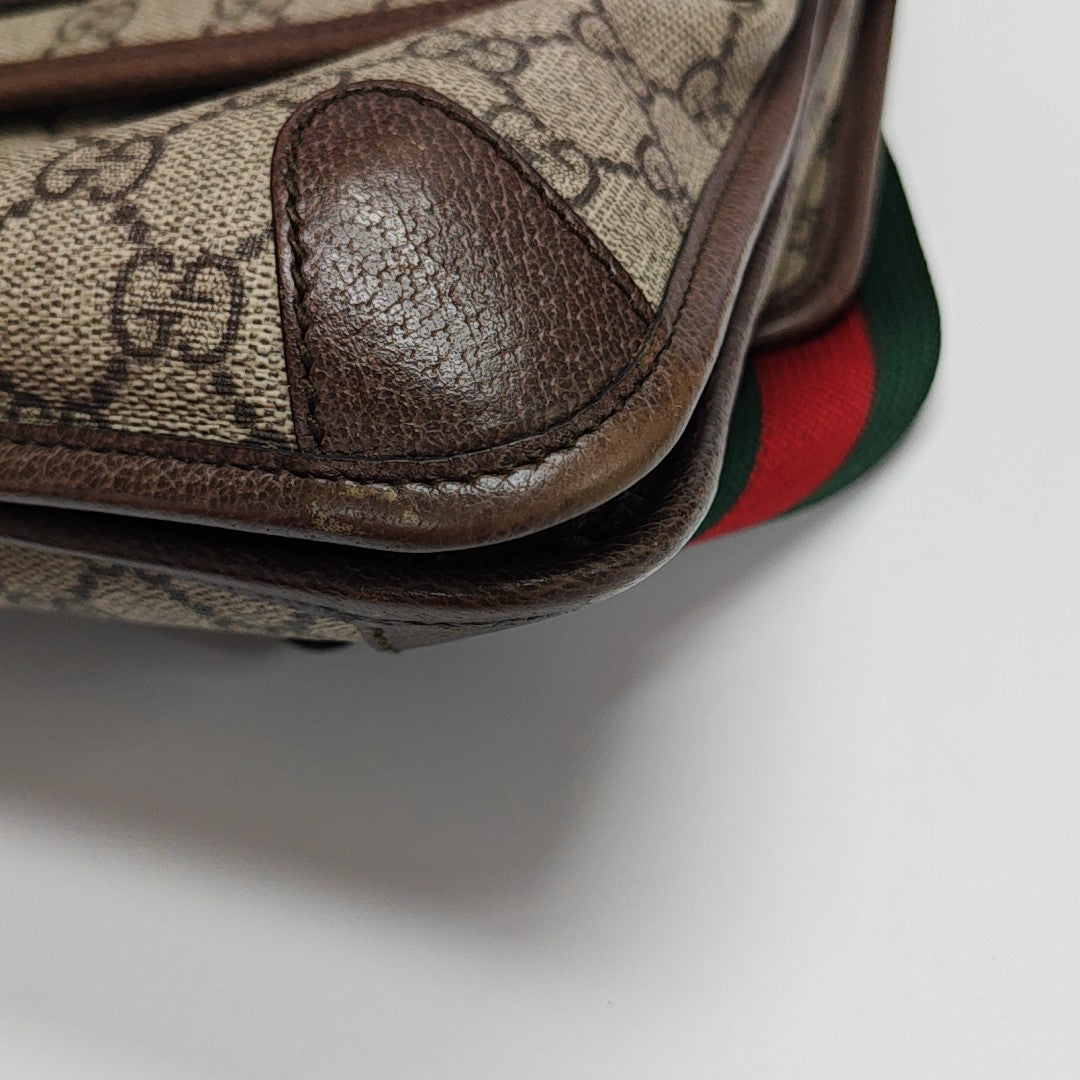 Neo Vintage Large Monogram Coated Canvas Brown