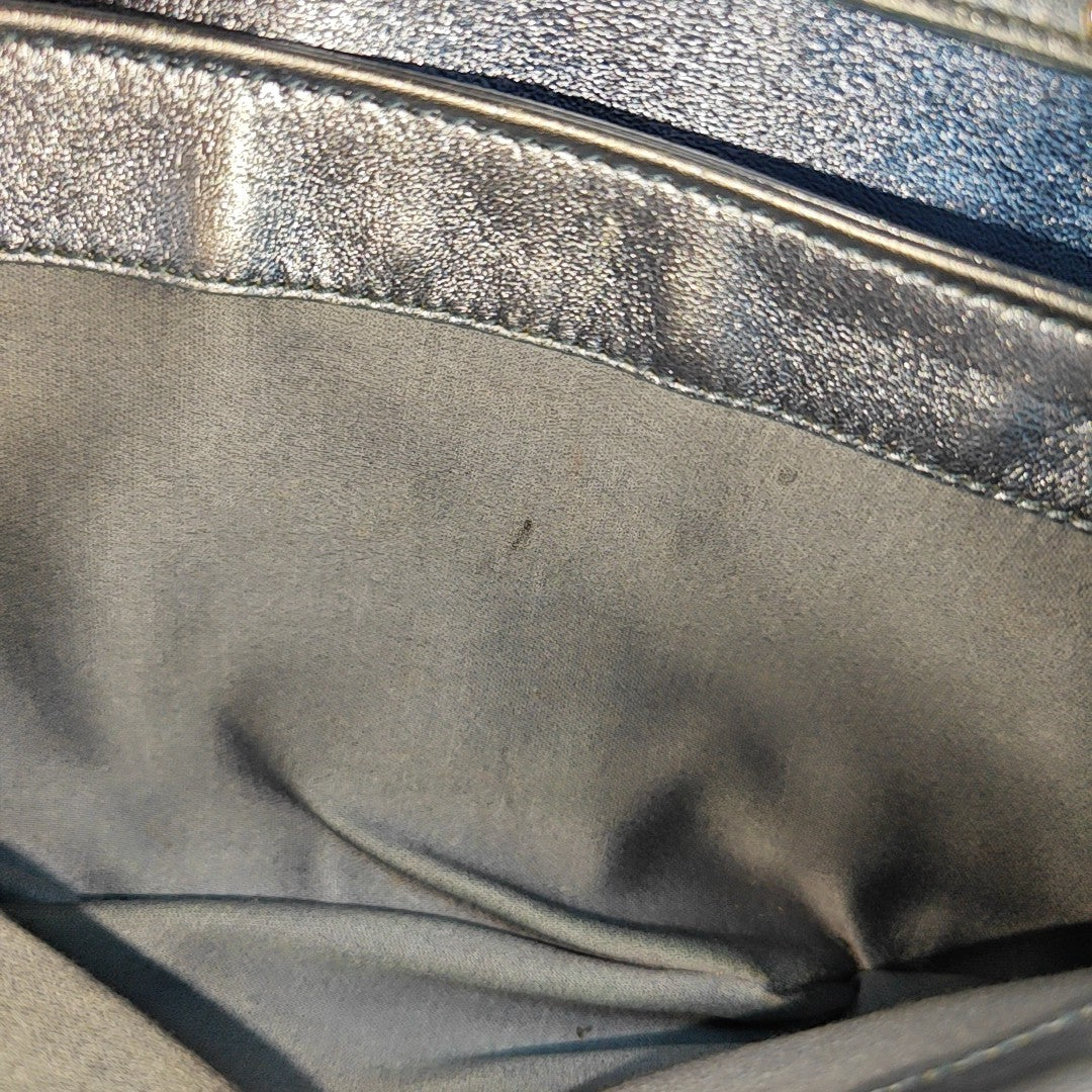 Quilted Lambskin Shoulder Bag Blue