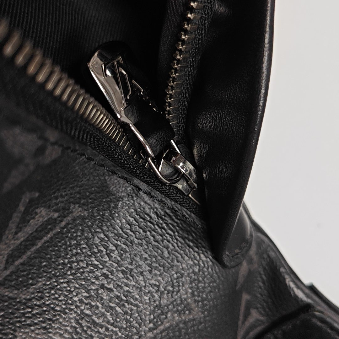 DISCOVERY Monogram Coated Canvas Black