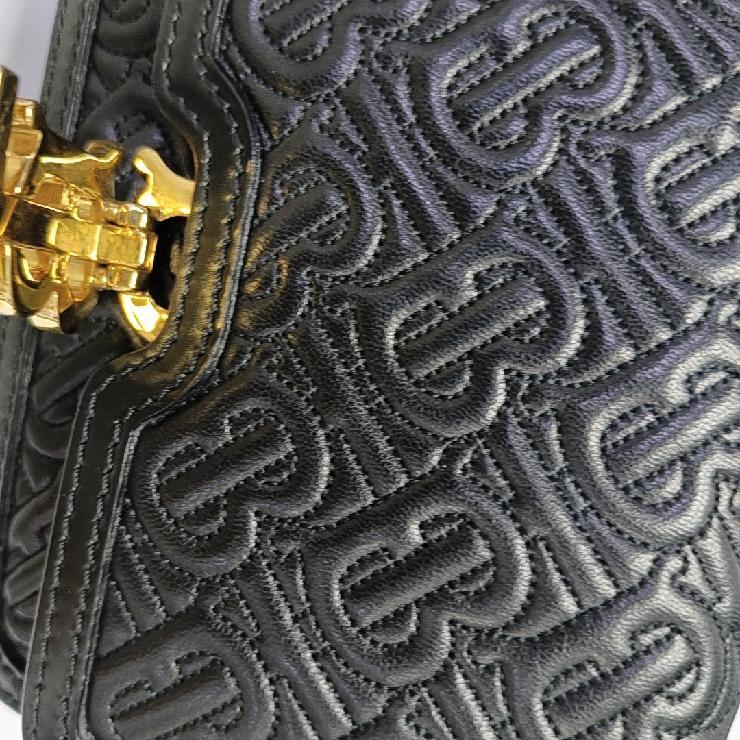TB Mini Calfskin Black
