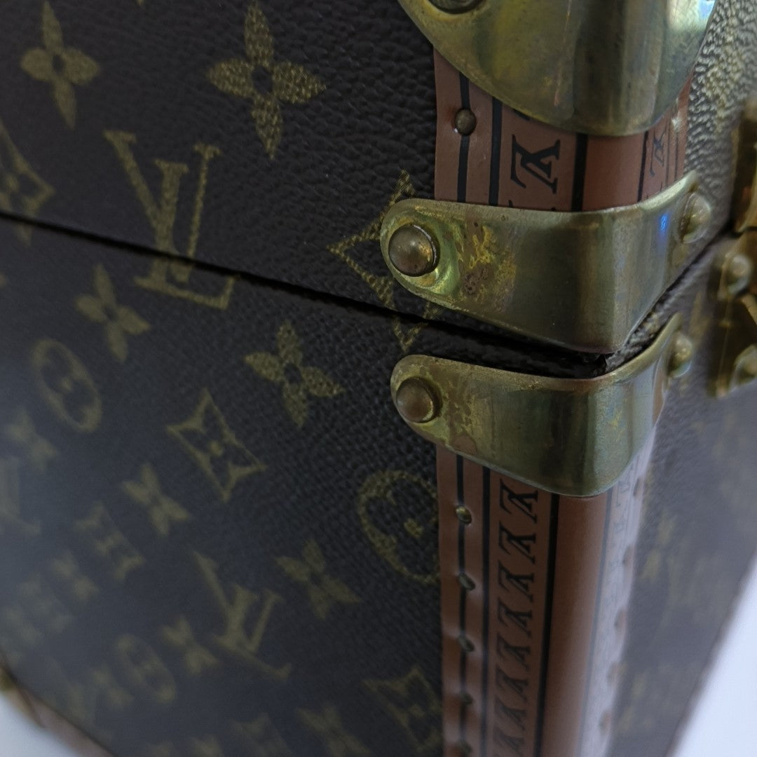 COFFRET TRÉSOR Monogram Coated Canvas Brown