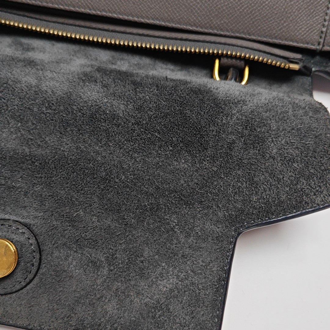BELT Mini Calfskin Gray