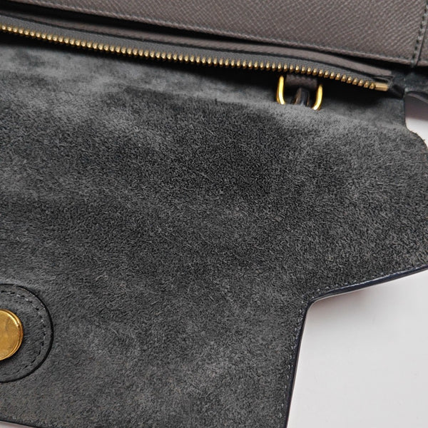 BELT Mini Calfskin Gray