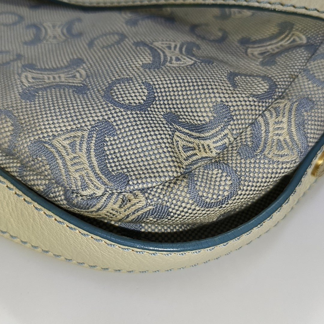 Canvas Shoulder Bag Blue