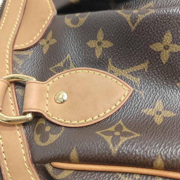 SEGUR Monogram Coated Canvas Brown