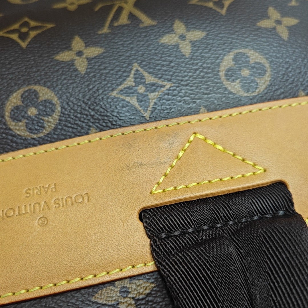 MONTSOURIS CARGO Monogram Coated Canvas Brown