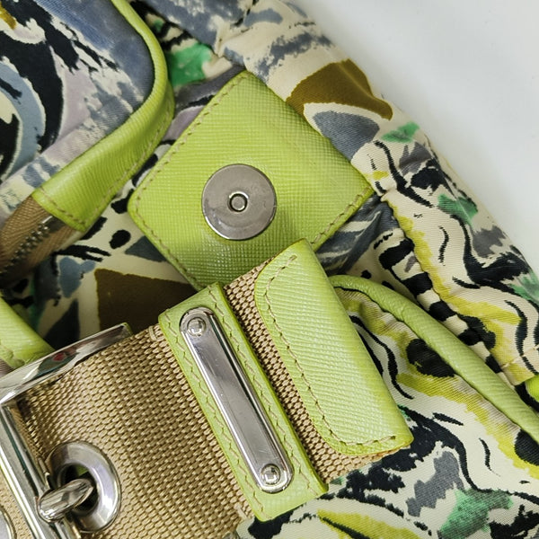 Nylon Shoulder Bag Multicolor