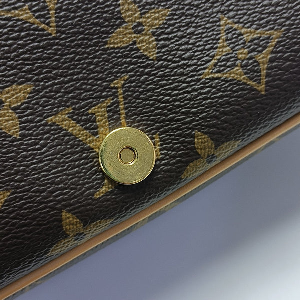 DIANE Monogram Coated Canvas Brown