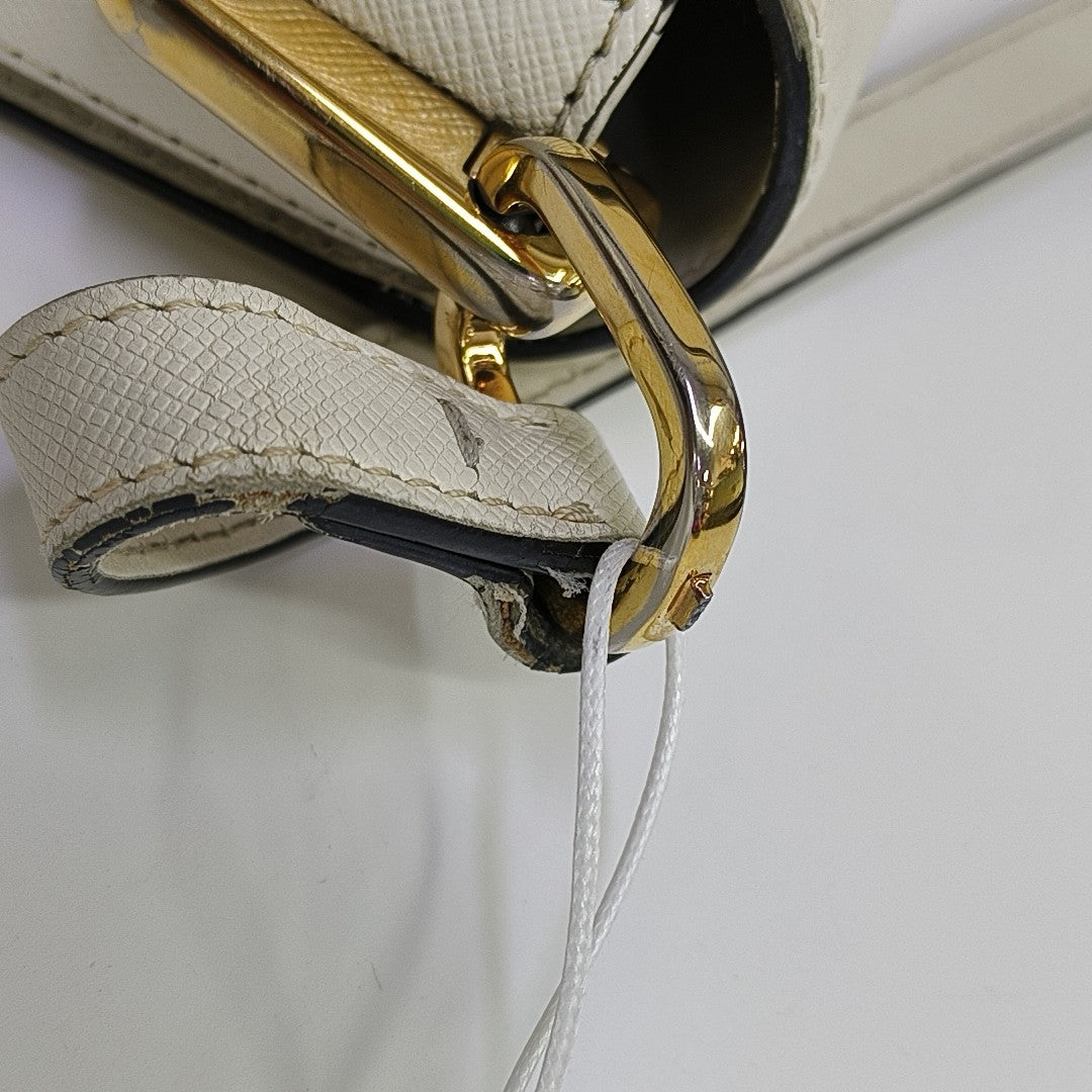 Emblème Calfskin White