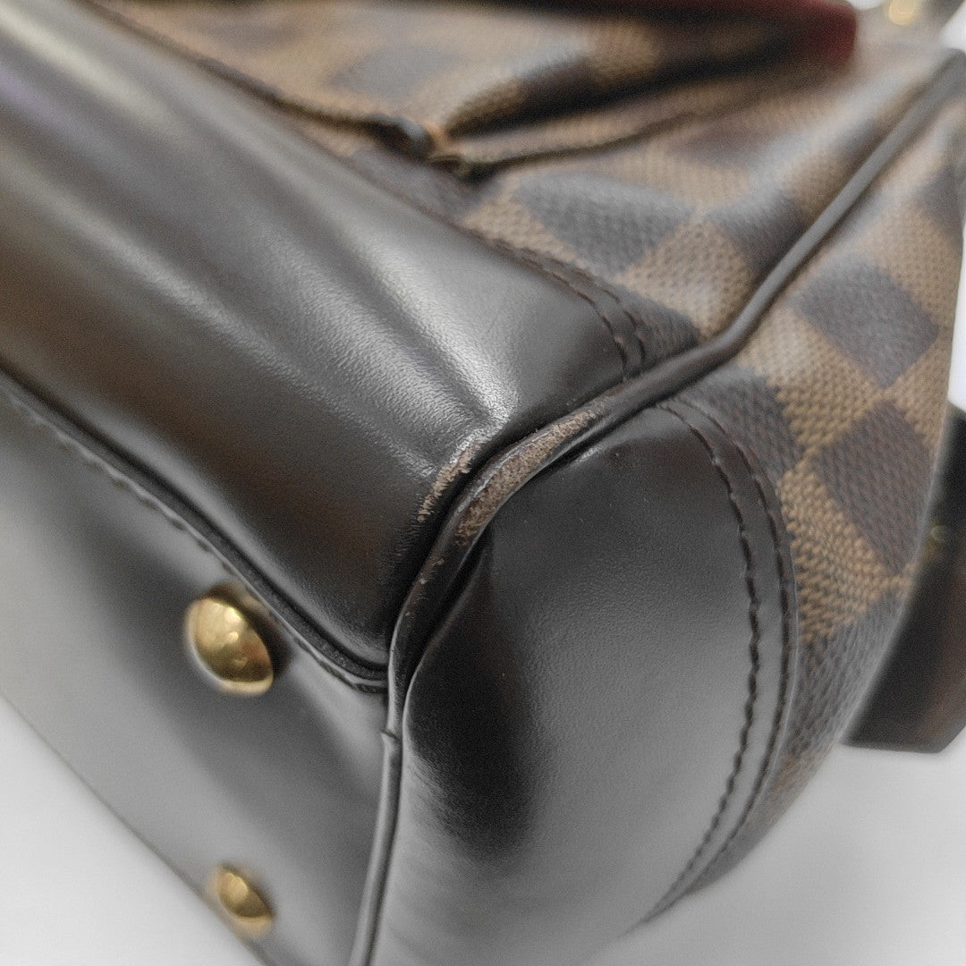 KNIGHTSBRIDGE Damier Ebene Coated Canvas Brown