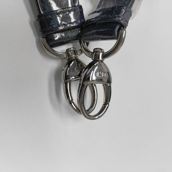 Lady Dior Medium Cannage Patent Leather Purple