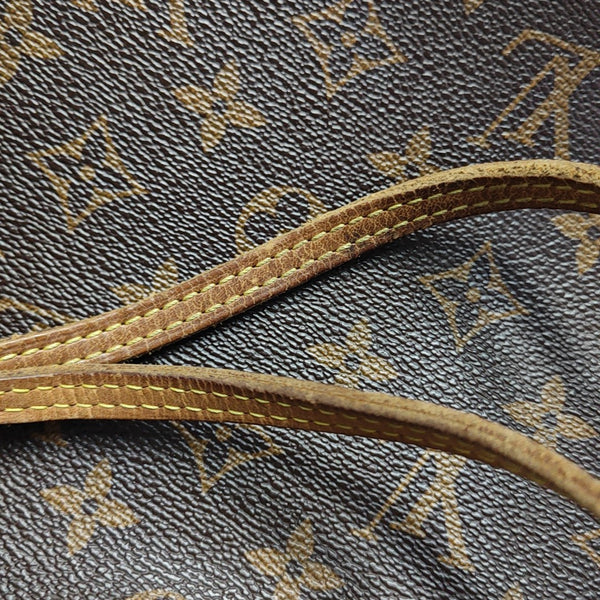 NEVERFULL MM Monogram Coated Canvas Brown
