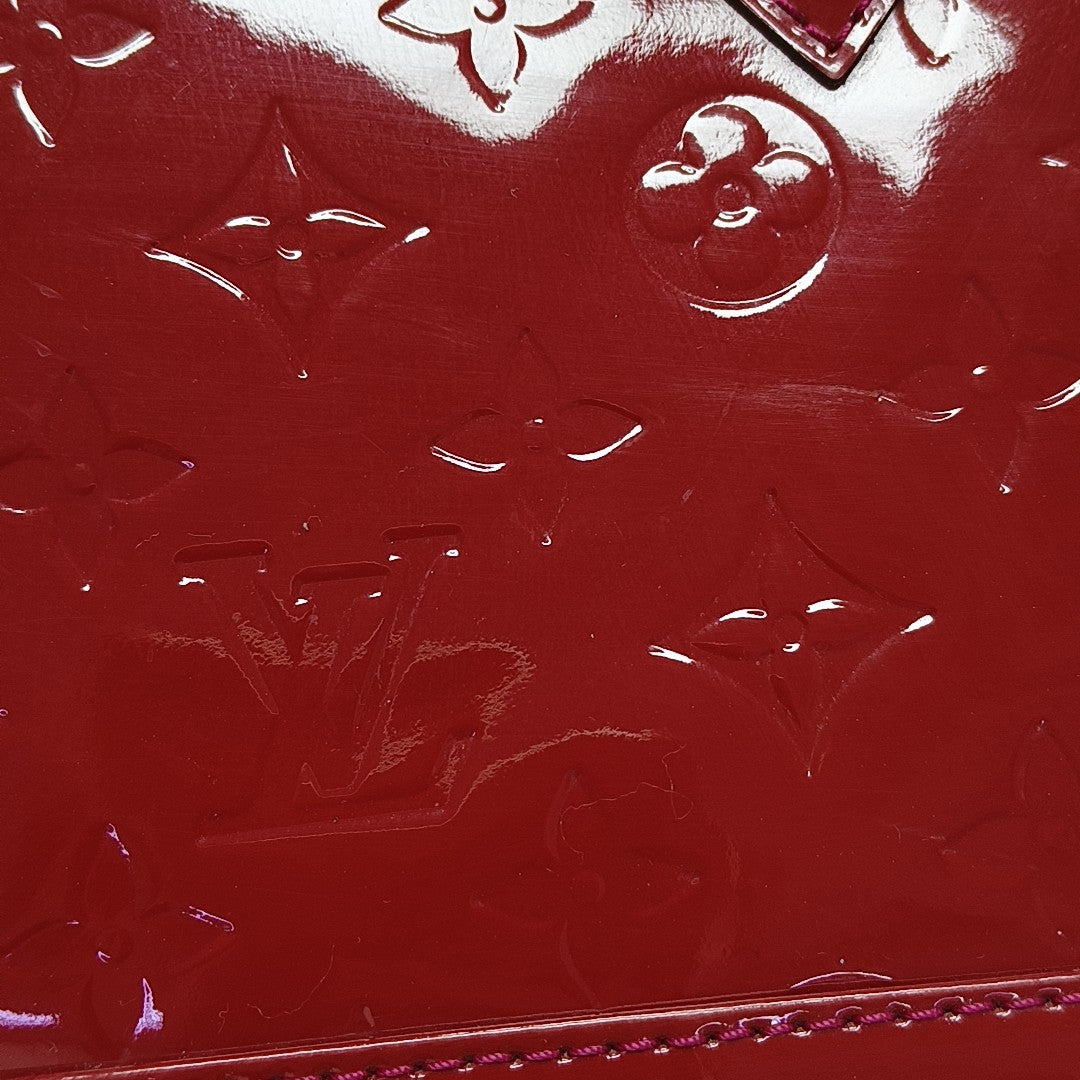 ALMA BB Monogram Patent Leather Red