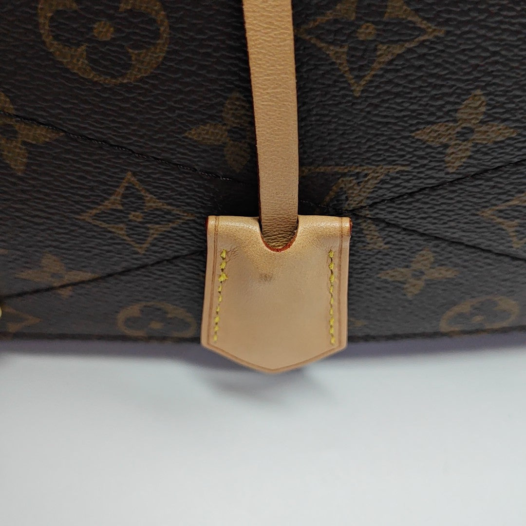 MONTAIGNE Monogram Coated Canvas Brown