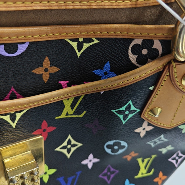 LV × TM ANNIE Monogram Coated Canvas Black
