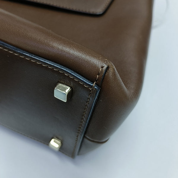 Leather Shoulder Bag Brown