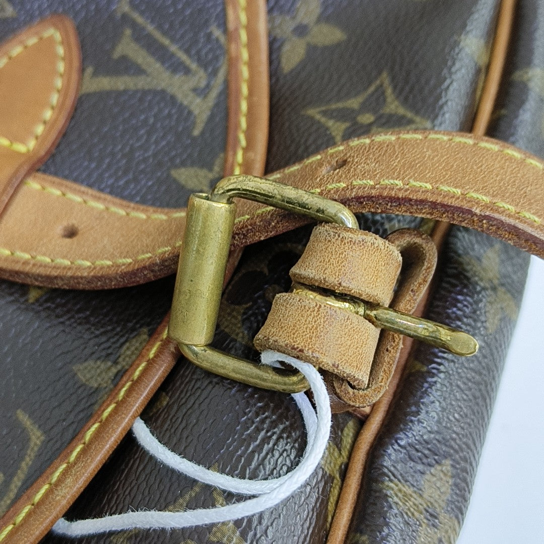 SAUMUR Monogram Coated Canvas Brown