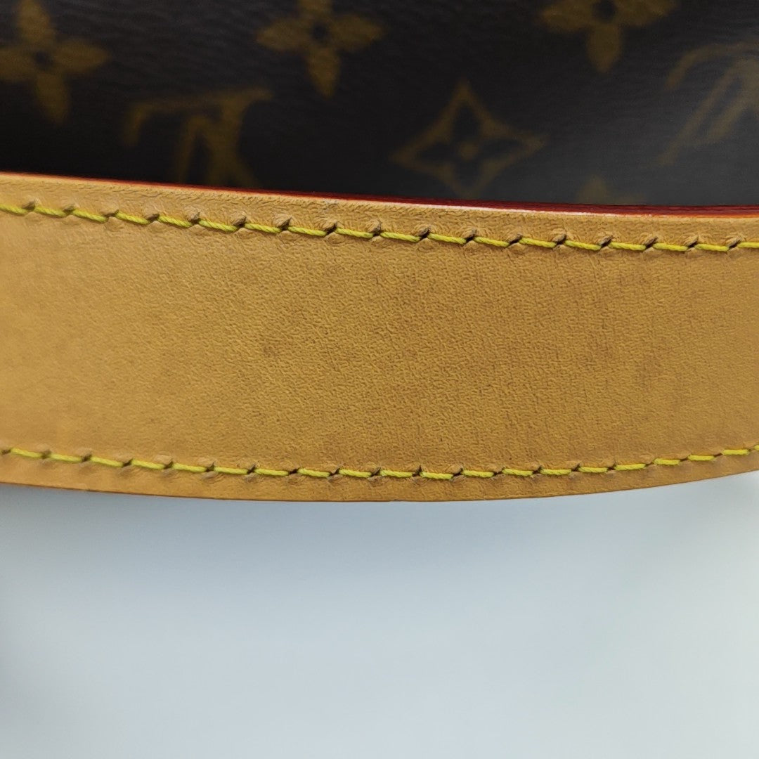 SIDE TRUNK MM Monogram Coated Canvas Brown