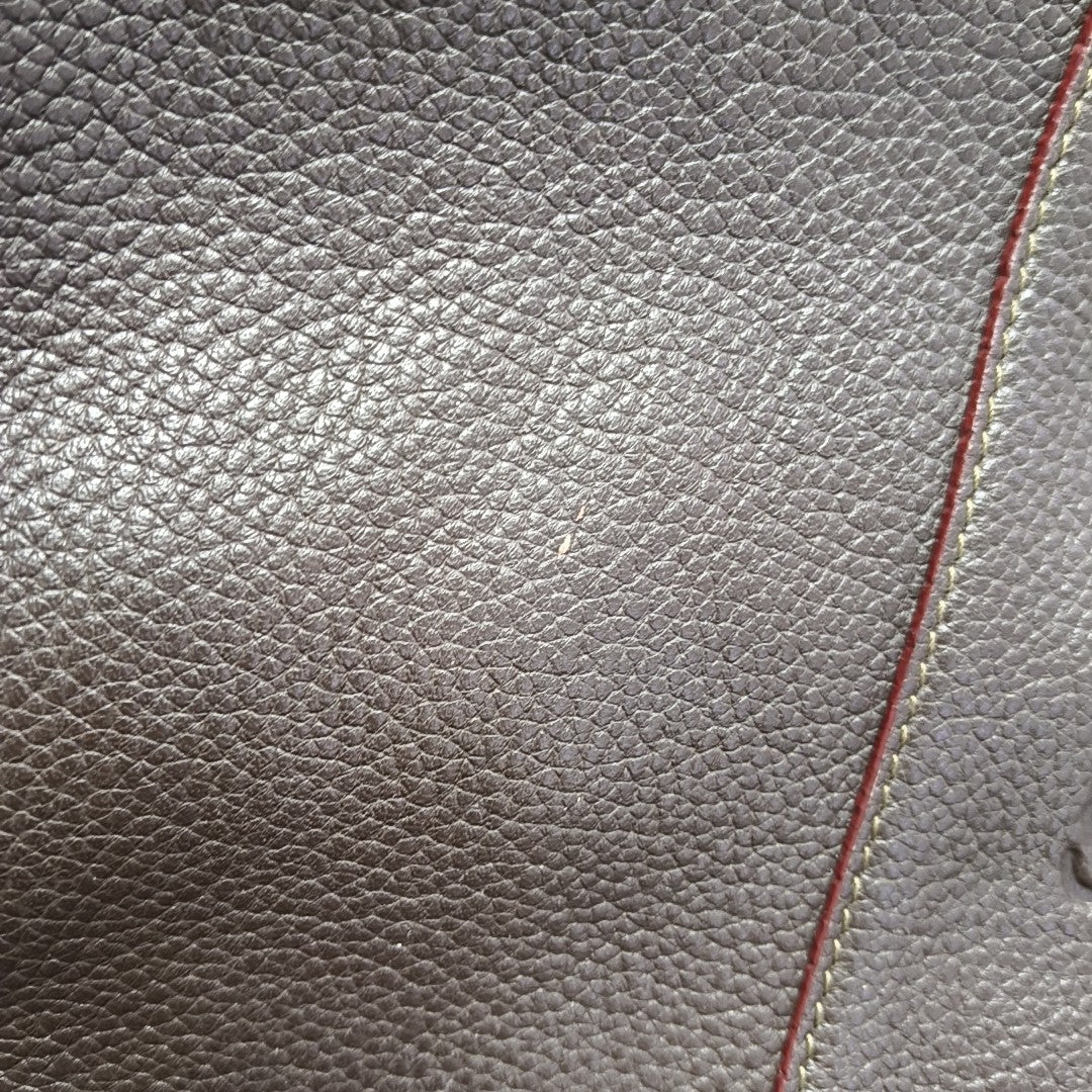 Calfskin Shoulder Bag Brown