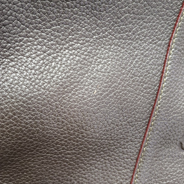 Calfskin Shoulder Bag Brown