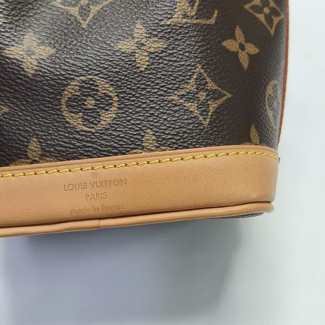 NOÉ Nano Monogram Coated Canvas Brown