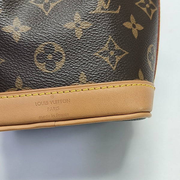 NOÉ Nano Monogram Coated Canvas Brown