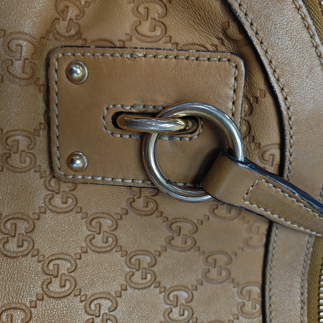 Ligne Shima Monogram Calfskin Brown