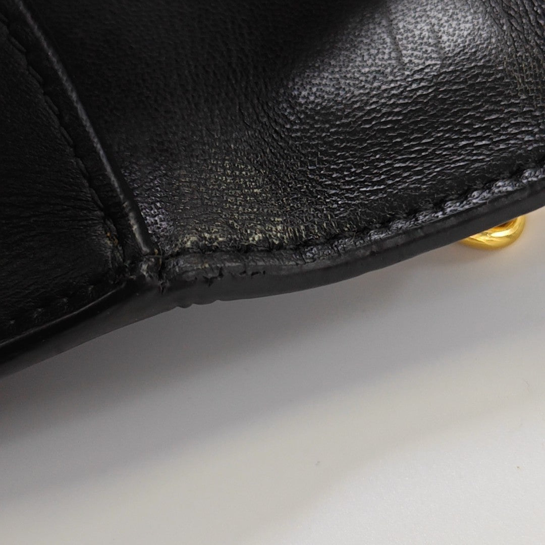 30 Montaigne Mini Calfskin Black