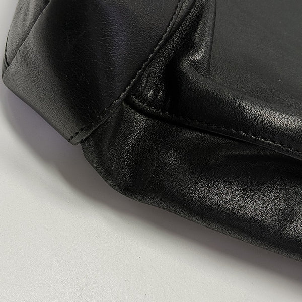 Calfskin Shoulder Bag Black