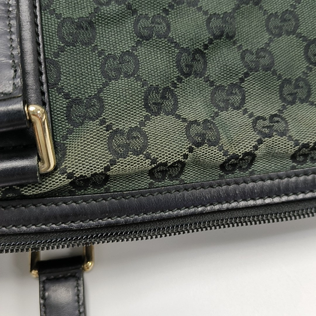 Monogram Canvas Green