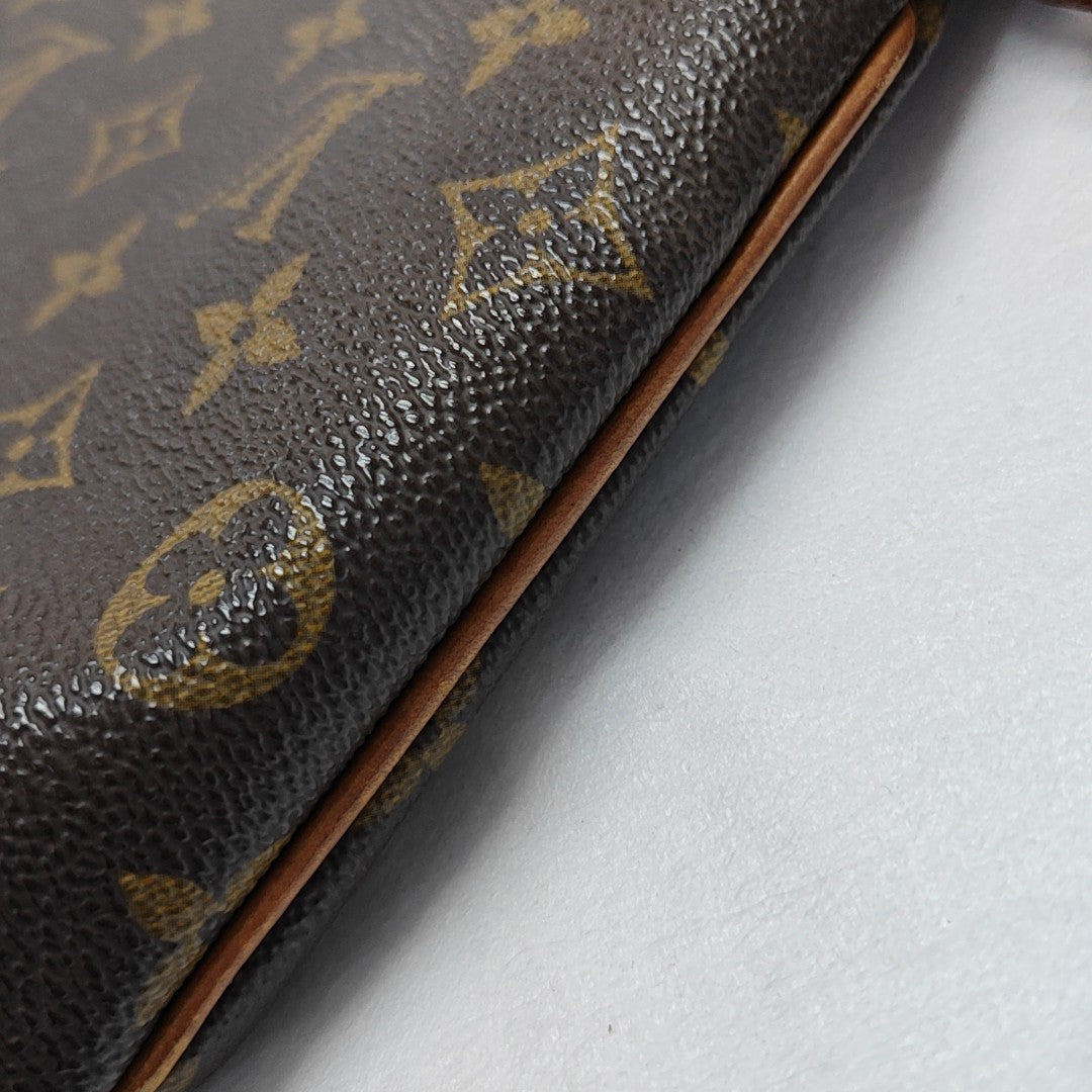 MUSETTE TANGO Monogram Coated Canvas Brown