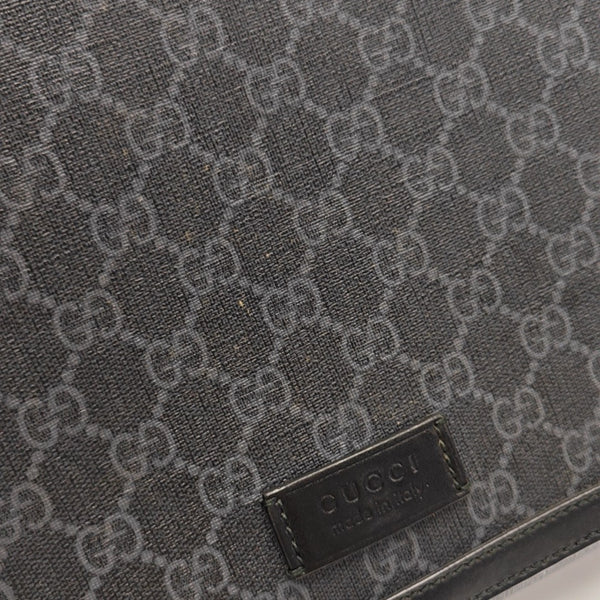 Nightcourrier Monogram Coated Canvas Black