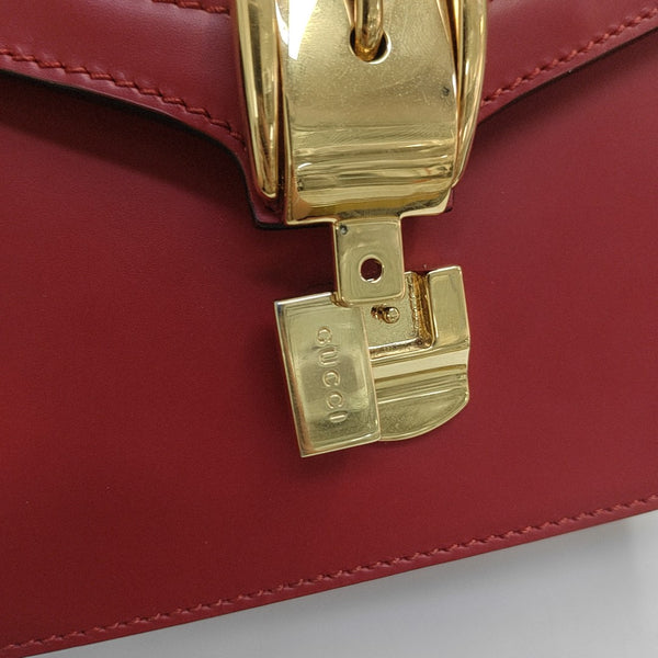 Sylvie Mini Calfskin Red
