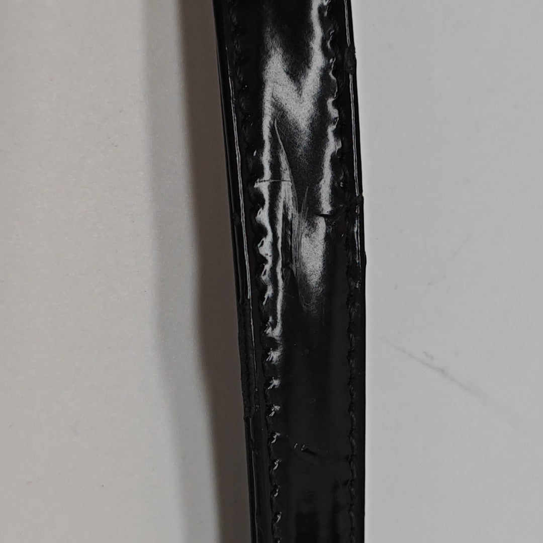 Lady Dior Medium Patent Leather Black