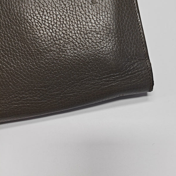Interlocking G Small Calfskin Gray