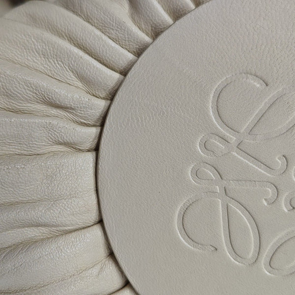Nest Backet Calfskin White