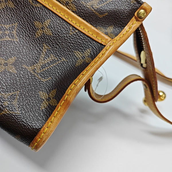 POPINCOURT Monogram Coated Canvas Brown